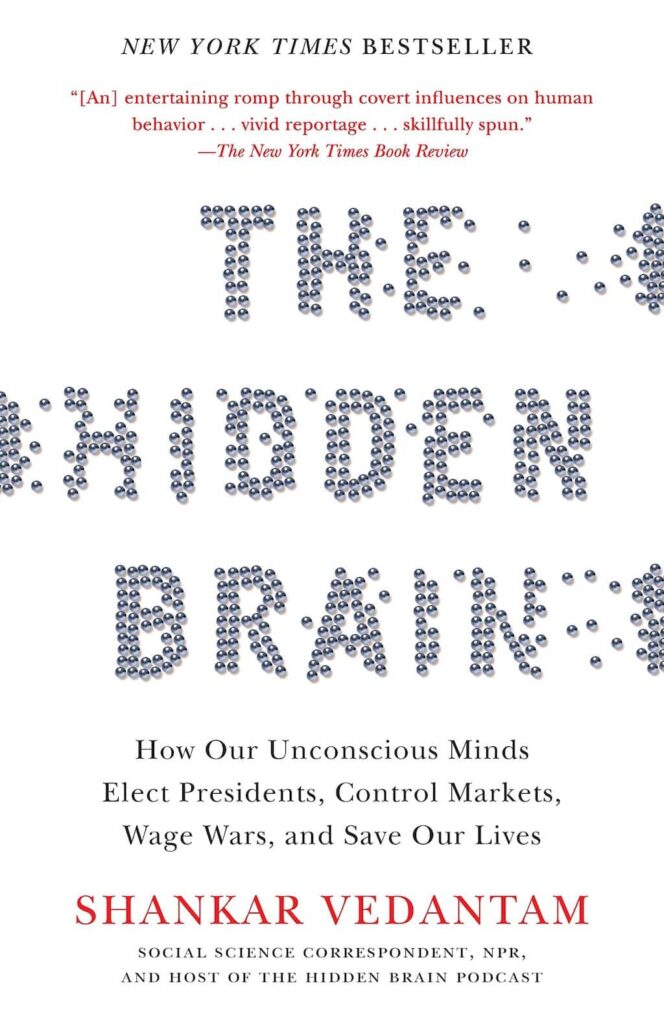 Cover of the book Hidden Brain by Shankar Vedantam.